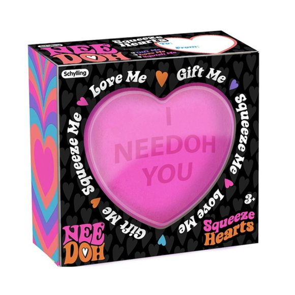 Squeeze Hearts Stress NeeDoh Squeeze Hearts -One per Orden Random- Color Ages 3+ - Picture 1 of 7